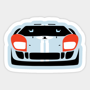 Classic GT-40 Front view Sticker